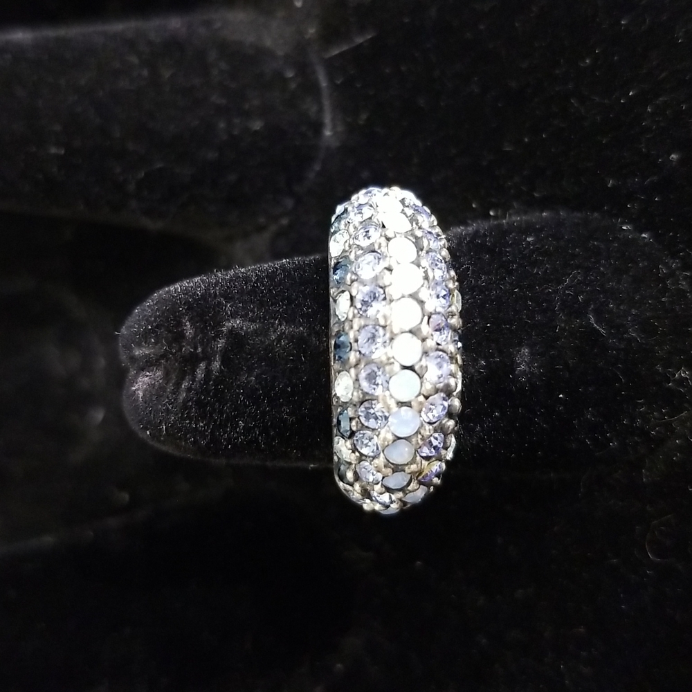 Blue Crystal cocktail ring by lia sophia